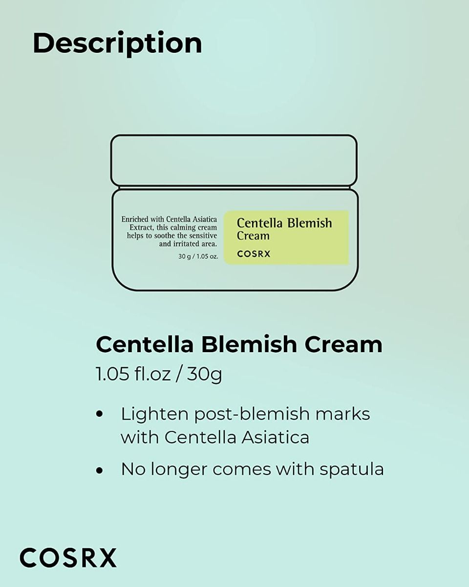 COSRX Centella Blemish Cream (30g)