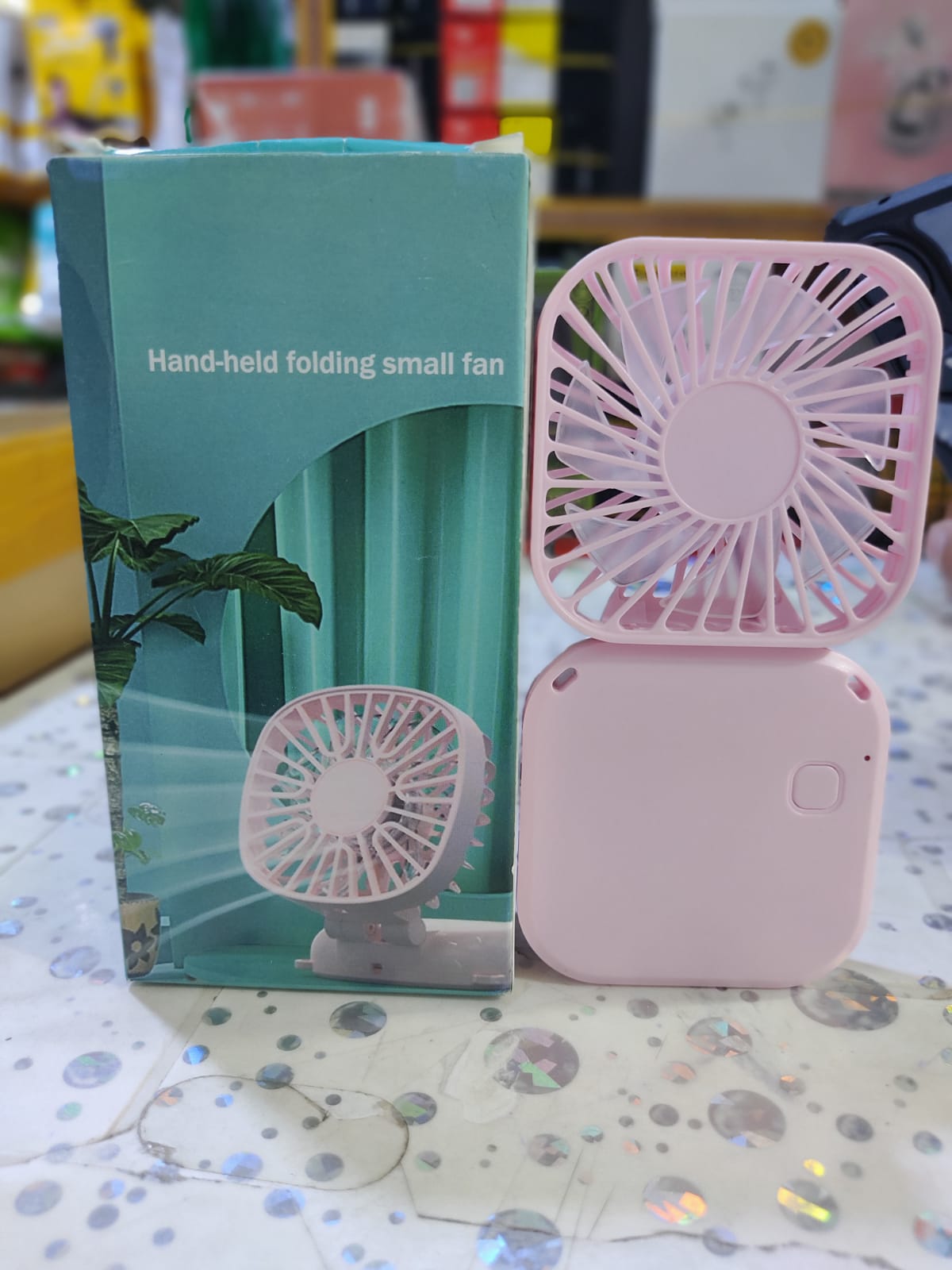 New USB Mini Fan Portable Rechargeable Foldable Neckband Pocket Cooling Fan
