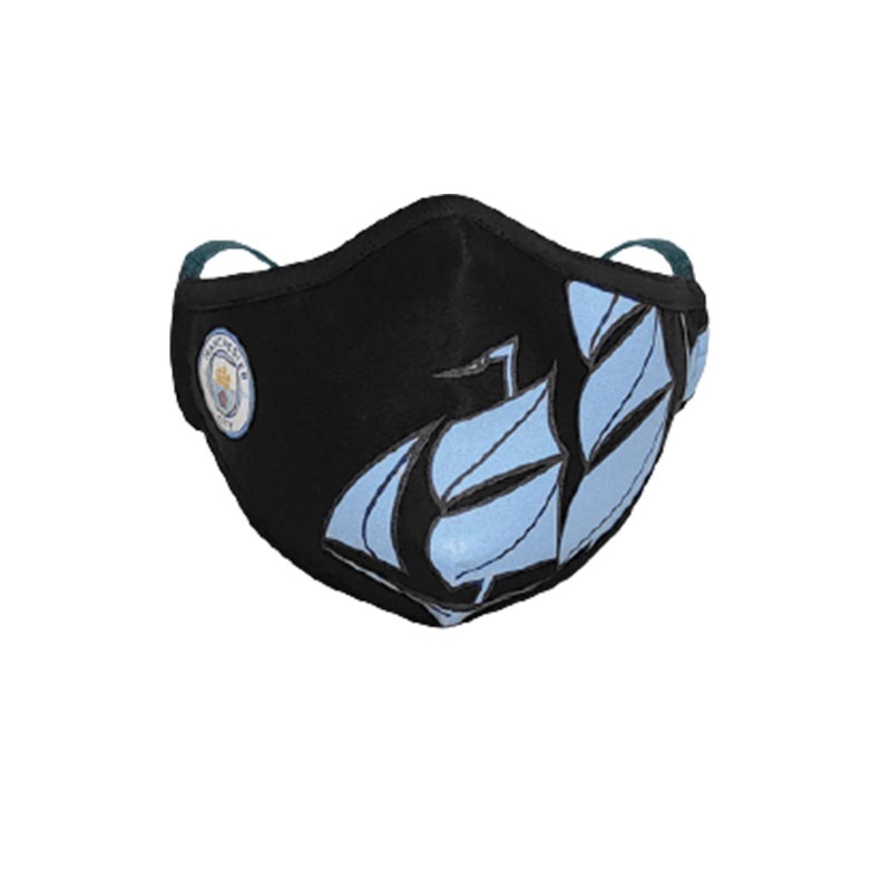 Manchester City FC Designer Edition Cotton Face Mask