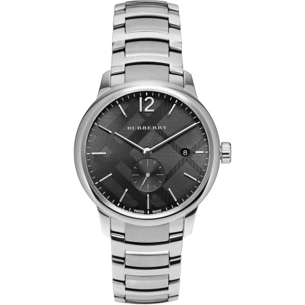 Burberry Mens Swiss Made Stainless steel watch