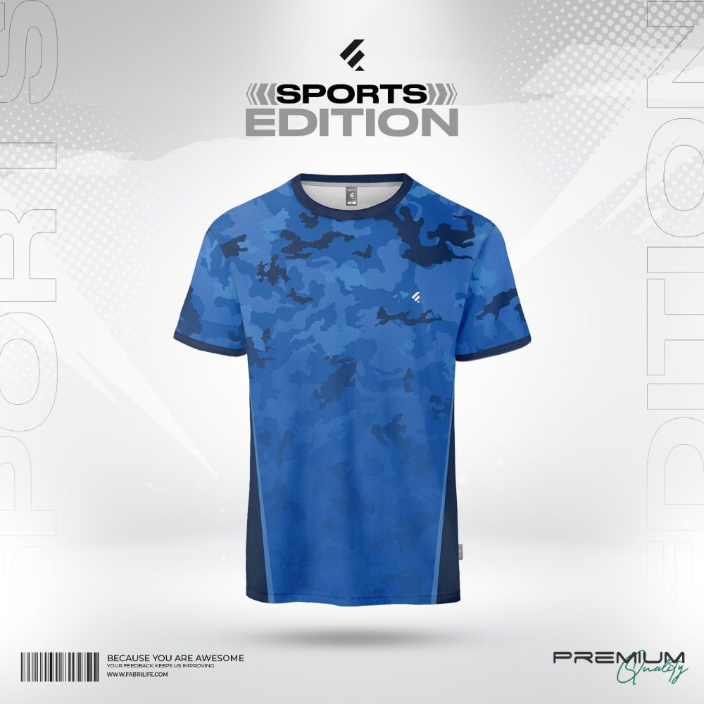 Fabrilife Mens Premium Sports T-shirt- Frigate