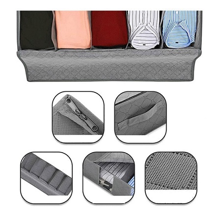 Large Under Bed Storage Boxes - Thick Breathable Clothes Yarn Storage Bags