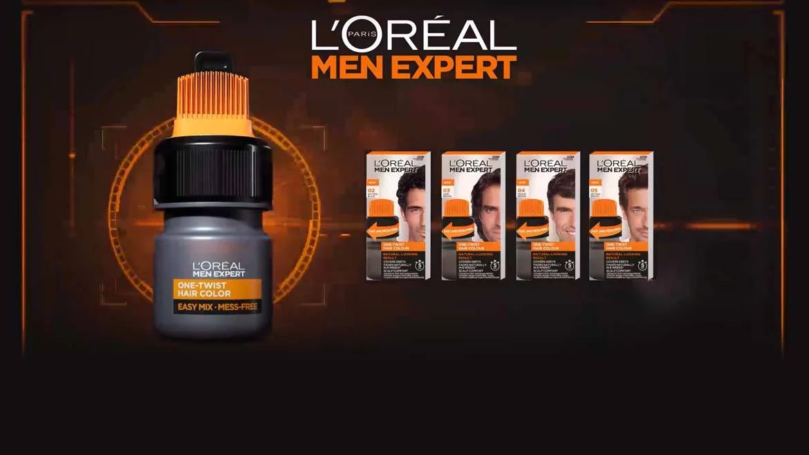 Loreal Paris Men Expert One Twist Hair Color - Light Brown Hair Dye For Men
