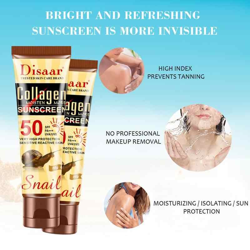 Disaar Face Body Sunscreen Moisturizing Sun Protect UV Cream