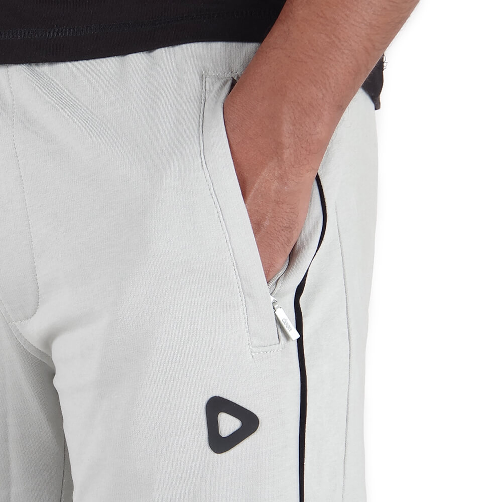 Grey Joggers Single Stripe