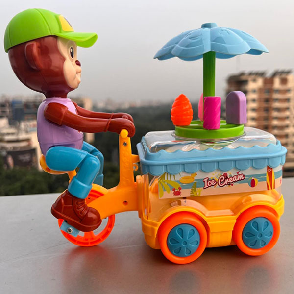 Kids Ice Cream Car Toy with Light and Music