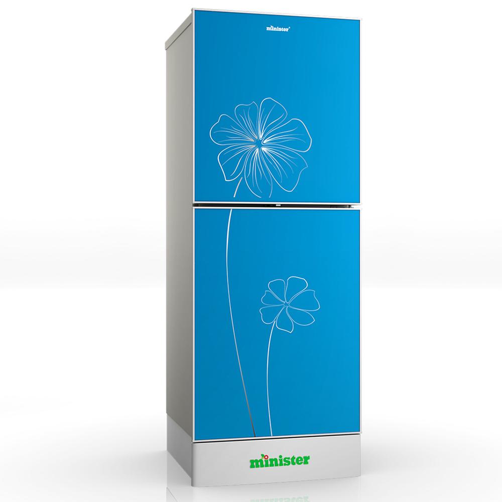 MINISTER Refrigerator M-222 BLUE FLOWER 222 Ltr