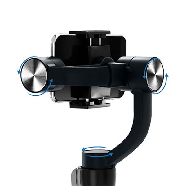 S5B 3-Axis Hand Held Stabilized Gimbal Selfie Stick for smartphone