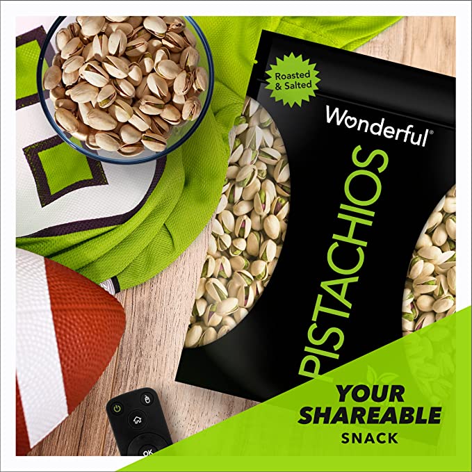Wonderful Pistachios Resealable Bag - Roasted & Salted Nuts