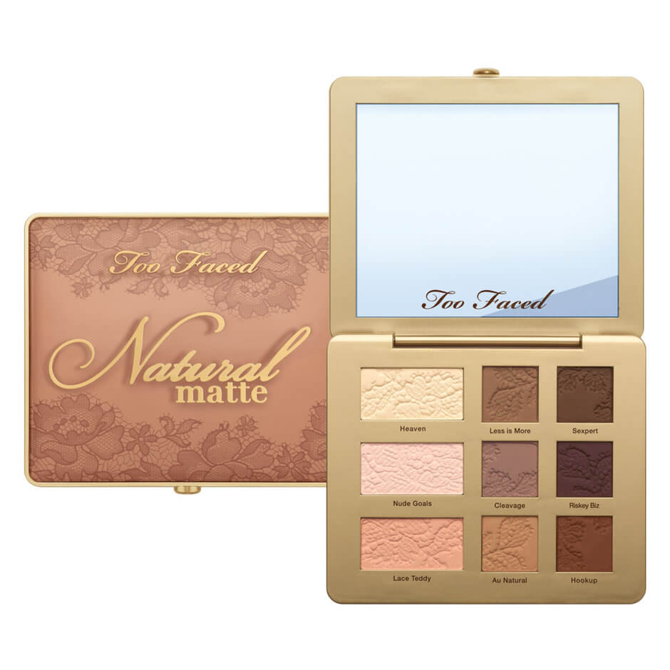 Natural matte neutral eye shadow palette