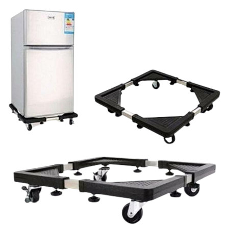 Multifunction Movable Washing Machine base Fridge Stand Holder Refrigerator Trolley 138KG