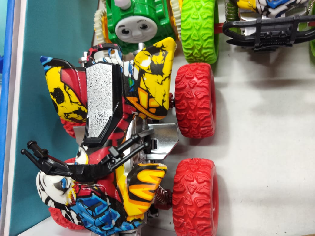 Powered Monster Rock Toy Bike With Rubber Tires