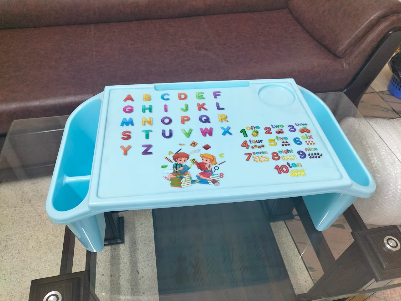 Baby English Reading Table - Sky Blue