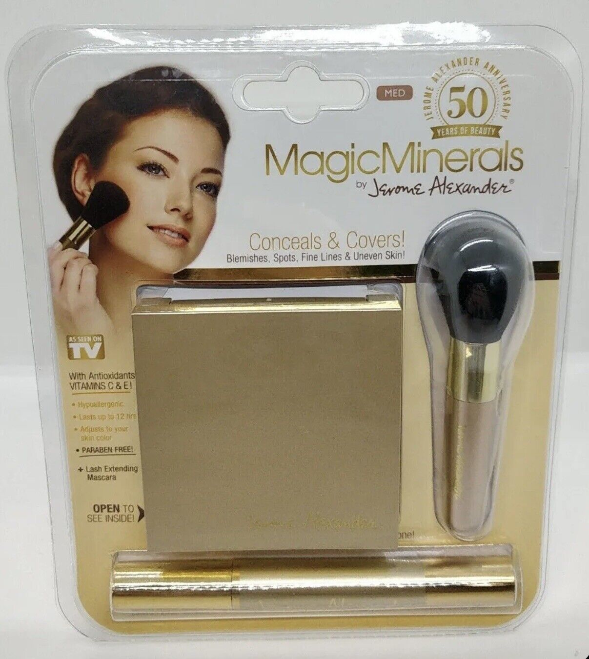 Jerome Alexander Magic Minerals Medium Makeup Kit- 3 pcs